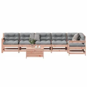 Juego de muebles jardín 7 pzas y cojines madera abeto Douglas von , Gartensets - Ref: Foro24-3250894, Preis: 734,83 €, Rabatt: %