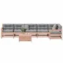 Juego de muebles jardín 7 pzas y cojines madera abeto Douglas by , Garden sets - Ref: Foro24-3250894, Price: 734,86 €, Discou...