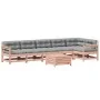 Juego de muebles jardín 7 pzas y cojines madera abeto Douglas by , Garden sets - Ref: Foro24-3250894, Price: 734,86 €, Discou...