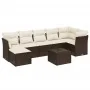 Set sofás de jardín 8 piezas y cojines ratán sintético marrón de , Conjuntos de jardín - Ref: Foro24-3263209, Precio: 505,02 ...