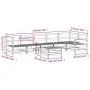 Juego de sofás de jardín 7 piezas madera maciza de pino by , Garden sets - Ref: Foro24-3250880, Price: 397,17 €, Discount: %