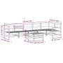 Set mit 7 Gartensofas aus massiver Tanne Douglasie von , Gartensets - Ref: Foro24-3250882, Preis: 429,95 €, Rabatt: %