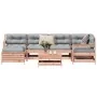 Juego de sofás de jardín 7 pzas madera maciza de abeto Douglas by , Garden sets - Ref: Foro24-3250958, Price: 390,96 €, Disco...