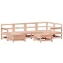 Juego de sofás de jardín 7 pzas madera maciza de abeto Douglas by , Garden sets - Ref: Foro24-3250958, Price: 390,96 €, Disco...