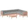 Set de sofás jardín 7 pzas con cojines madera abeto Douglas von , Gartensets - Ref: Foro24-3299472, Preis: 549,46 €, Rabatt: %