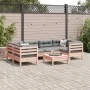 Set de sofás jardín 7 pzas con cojines madera abeto Douglas de , Conjuntos de jardín - Ref: Foro24-3299317, Precio: 571,94 €,...