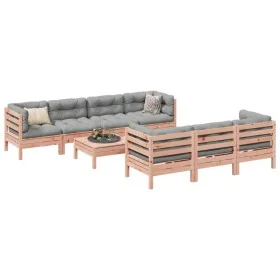 Set de sofás jardín 8 pzas con cojines madera de abeto Douglas by , Garden sets - Ref: Foro24-3299329, Price: 634,81 €, Disco...