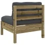 Set de sofás jardín 11 pzas con cojines madera pino impregnada von , Gartensets - Ref: Foro24-3299650, Preis: 989,26 €, Rabat...