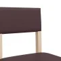 Taburetes altos 2 uds madera maciza de caucho y cuero sintético by , Kitchen stools - Ref: Foro24-4006197, Price: 81,01 €, Di...