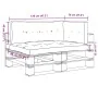 Cojines para palets 3 unidades tela rojo tinto by , Cushions for chairs and sofas - Ref: Foro24-3217129, Price: 88,05 €, Disc...