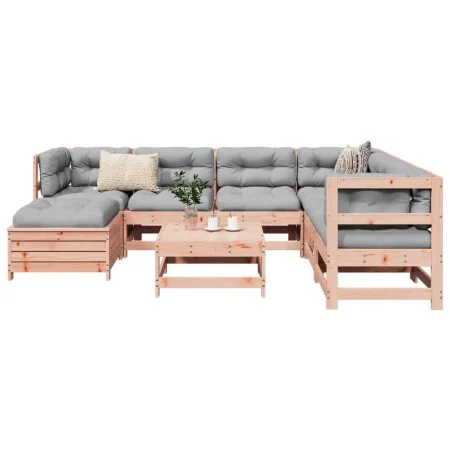 Juego de sofás de jardín 8 pzas madera maciza de abeto Douglas by , Garden sets - Ref: Foro24-3250558, Price: 470,97 €, Disco...