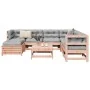 Juego de sofás de jardín 8 pzas madera maciza de abeto Douglas by , Garden sets - Ref: Foro24-3250558, Price: 470,97 €, Disco...
