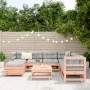 Juego de sofás de jardín 8 pzas madera maciza de abeto Douglas by , Garden sets - Ref: Foro24-3250558, Price: 470,97 €, Disco...