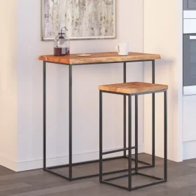 Tablero rectangular madera de acacia borde vivo 80x40x2,5 cm by , Table tops - Ref: Foro24-370610, Price: 68,79 €, Discount: %