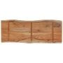 Tablero rectangular madera de acacia borde vivo 80x40x2,5 cm by , Table tops - Ref: Foro24-370610, Price: 68,79 €, Discount: %