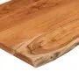 Tablero rectangular madera de acacia borde vivo 80x40x2,5 cm by , Table tops - Ref: Foro24-370610, Price: 68,79 €, Discount: %