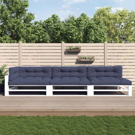 Cojines para muebles de palets 7 unidades tela azul marino by , Cushions for chairs and sofas - Ref: Foro24-3217155, Price: 2...