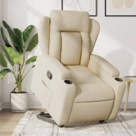 Sillón reclinable elevable de tela color crema von , Sessel - Ref: Foro24-3204491, Preis: 284,96 €, Rabatt: %