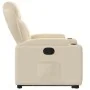 Sillón reclinable elevable de tela color crema de , Sillones - Ref: Foro24-3204491, Precio: 284,73 €, Descuento: %