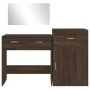 Juego de tocador de 3 piezas madera de ingeniería marrón roble de , Conjuntos de muebles para dormitorios - Ref: Foro24-32765...