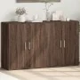 Aparador de madera de ingeniería 2 uds marrón roble 60x31x70 cm by , Sideboards - Ref: Foro24-3276545, Price: 116,86 €, Disco...