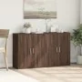 Aparador de madera de ingeniería 2 uds marrón roble 60x31x70 cm by , Sideboards - Ref: Foro24-3276545, Price: 116,86 €, Disco...