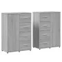 Aparadores 2 uds madera de ingeniería gris Sonoma 60x31x84 cm de , Aparadores - Ref: Foro24-3276593, Precio: 204,27 €, Descue...