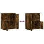 Aparador de madera de ingeniería 2 uds roble ahumado 60x31x70cm by , Sideboards - Ref: Foro24-3276564, Price: 145,82 €, Disco...