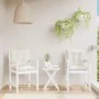 Cojines silla respaldo bajo 2 ud tela crema melange 100x50x7 cm by , Cushions for chairs and sofas - Ref: Foro24-4002385, Pri...