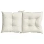 Cojines silla respaldo bajo 2 ud tela crema melange 100x50x7 cm by , Cushions for chairs and sofas - Ref: Foro24-4002385, Pri...
