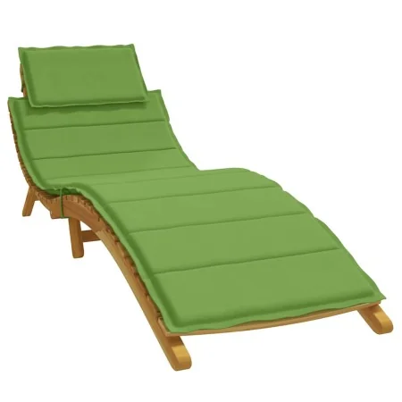Cojín para tumbona tela verde melange 186x58x3 cm von , Kissen für Stühle und Sofas - Ref: Foro24-4002481, Preis: 44,69 €, Ra...