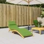 Cojín para tumbona tela verde melange 186x58x3 cm von , Kissen für Stühle und Sofas - Ref: Foro24-4002481, Preis: 44,69 €, Ra...