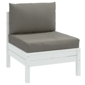 Cojines para sofá de palets 2 uds tela gris oscuro melange by , Cushions for chairs and sofas - Ref: Foro24-4002642, Price: 5...