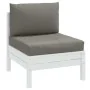 Cojines para sofá de palets 2 uds tela gris oscuro melange by , Cushions for chairs and sofas - Ref: Foro24-4002642, Price: 5...