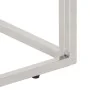 Mesa consola acero inoxidable plateado y vidrio templado de , Mesas auxiliares - Ref: Foro24-349995, Precio: 174,26 €, Descue...