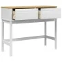 Mesa consola FLORO madera maciza de pino blanco 89,5x36,5x73 cm by , Side tables - Ref: Foro24-374021, Price: 129,97 €, Disco...