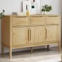 Aparador FLORO madera maciza de pino marrón cera 114x43x74 cm de , Aparadores - Ref: Foro24-374023, Precio: 216,00 €, Descuen...