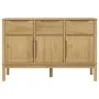 Aparador FLORO madera maciza de pino marrón cera 114x43x74 cm de , Aparadores - Ref: Foro24-374023, Precio: 216,00 €, Descuen...