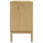 Aparador FLORO madera maciza de pino marrón cera 114x43x74 cm de , Aparadores - Ref: Foro24-374023, Precio: 216,00 €, Descuen...