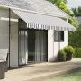 Tela cenefa de toldo de repuesto rayas antracita blanca 3,5 m de , Toldos - Ref: Foro24-367787, Precio: 13,67 €, Descuento: %
