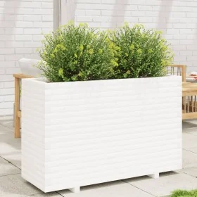 Jardinera madera maciza de pino blanco 110x40x72,5 cm by , Pots and planters - Ref: Foro24-3282600, Price: 271,33 €, Discount: %