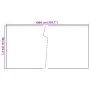 Toldo para balcón ratán sintético gris antracita 1000x90 cm von , Zaunpaneele - Ref: Foro24-156248, Preis: 124,52 €, Rabatt: %