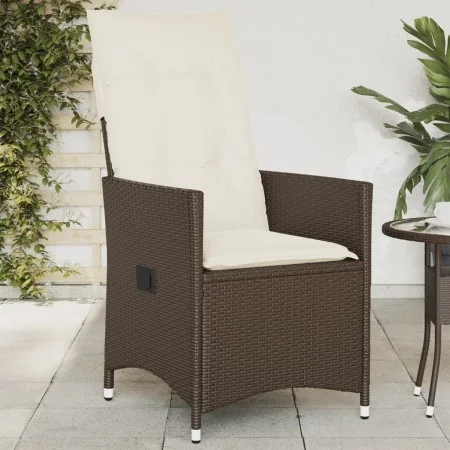 Sillón reclinable de jardín con cojines ratán sintético marrón von , Gartenstühle - Ref: Foro24-365639, Preis: 131,27 €, Raba...