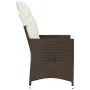 Sillón reclinable de jardín con cojines ratán sintético marrón von , Gartenstühle - Ref: Foro24-365639, Preis: 131,27 €, Raba...