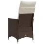 Sillón reclinable de jardín con cojines ratán sintético marrón von , Gartenstühle - Ref: Foro24-365639, Preis: 131,27 €, Raba...