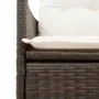 Sillón reclinable de jardín con cojines ratán sintético marrón von , Gartenstühle - Ref: Foro24-365639, Preis: 131,27 €, Raba...