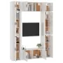 Set de muebles de TV 8 pzas madera contrachapada blanco brillo by , TV Furniture - Ref: Foro24-3188816, Price: 469,37 €, Disc...
