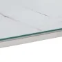 Mesa consola acero inoxidable plateado y vidrio templado by , Side tables - Ref: Foro24-350011, Price: 138,30 €, Discount: %