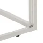 Mesa consola acero inoxidable plateado y vidrio templado by , Side tables - Ref: Foro24-350011, Price: 138,30 €, Discount: %