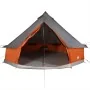 Tienda familiar tipi para 6 personas impermeable gris naranja by , tents - Ref: Foro24-94587, Price: 141,24 €, Discount: %